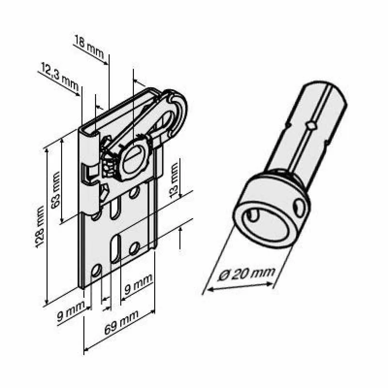 Becker Universalwandlager-P/R 3/20 | 49302000050